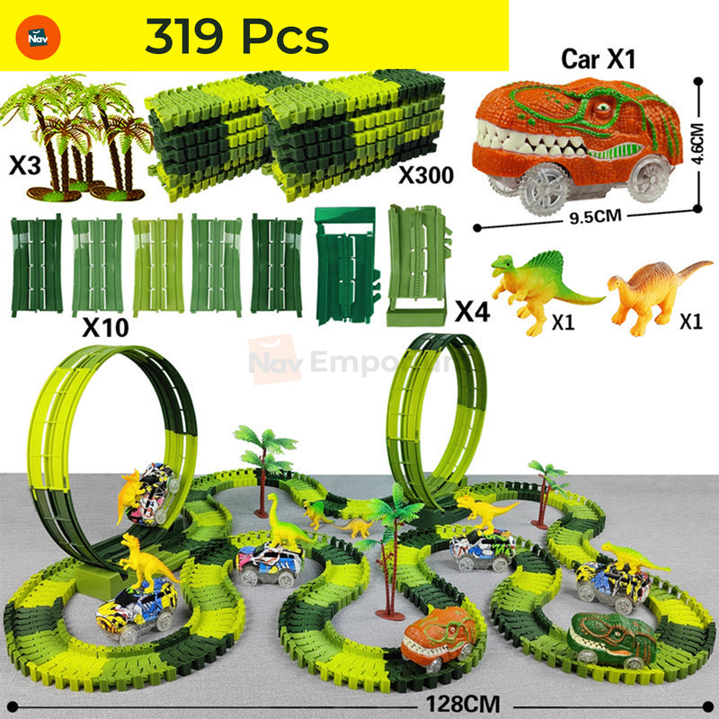 Creative play race track for children