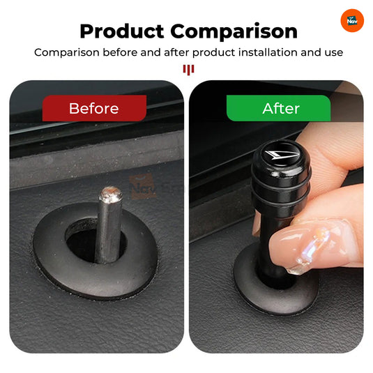 Universal fit door lock knob