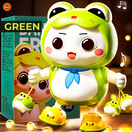 Group play with dancing frog toy