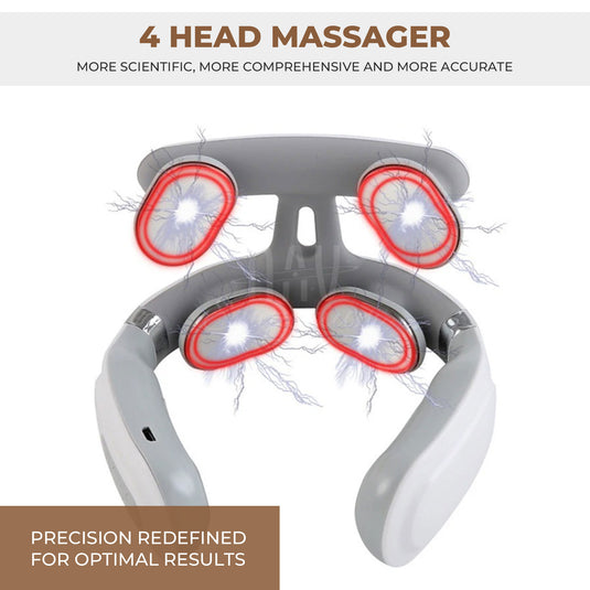 Portable neck massage device