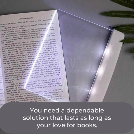 Nighttime book reading light