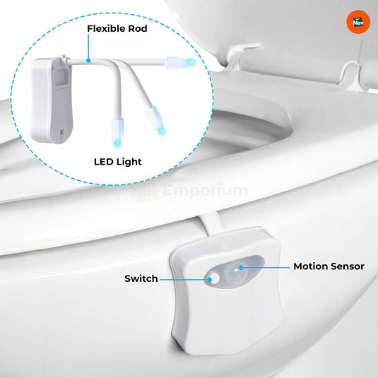 Adjustable Bathroom Night Light