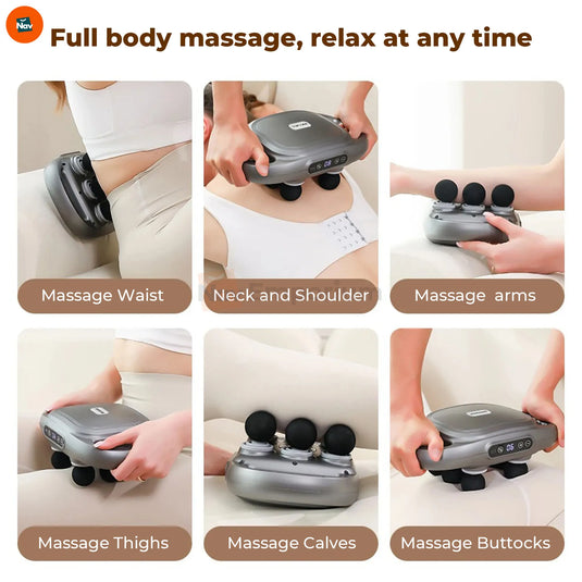 Variant image different colors deep tissue percussion gun