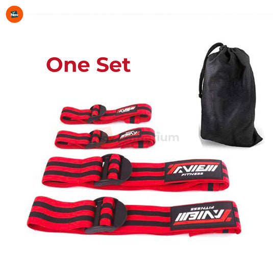 Portable workout with resistance bands