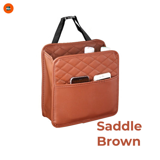 Foldable car seat organizer