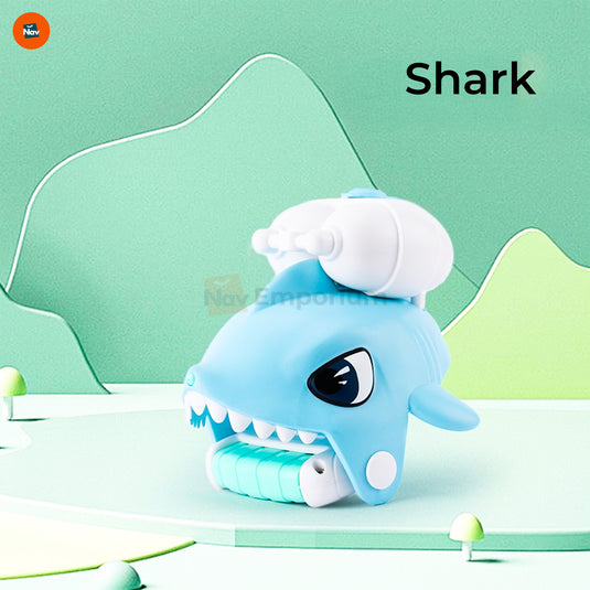 Dinosaur squirt toy in action