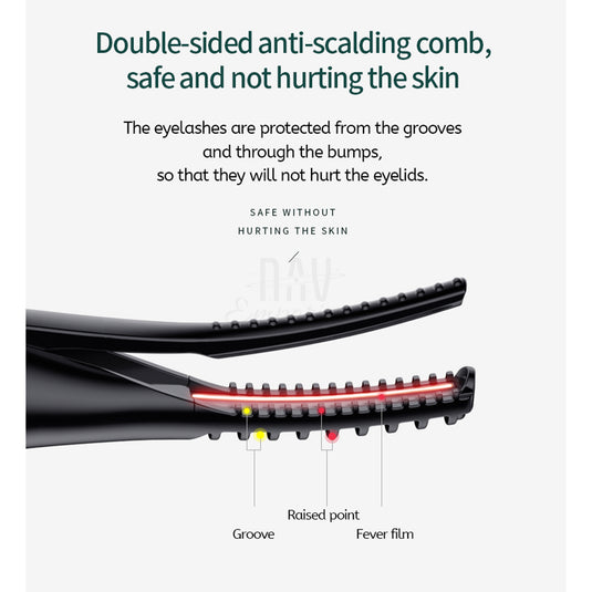 Safe Heated Eyelash Curler