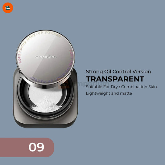 Translucent powder for oily skin