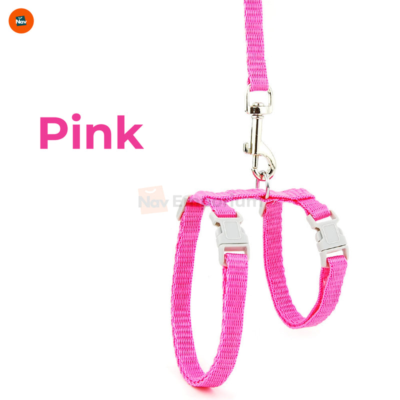 Chew-proof cat harness and leash