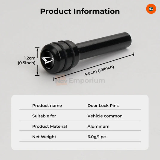 Rustproof automotive lock knob