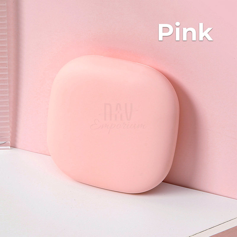 Touch-activated compact mirror