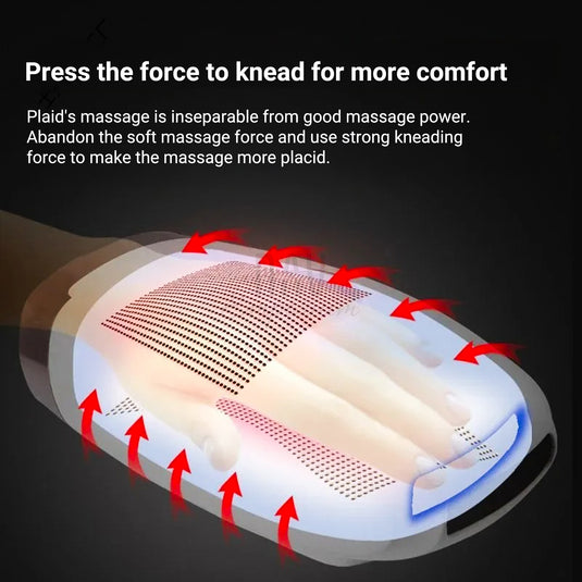 Compact palm massage gadget