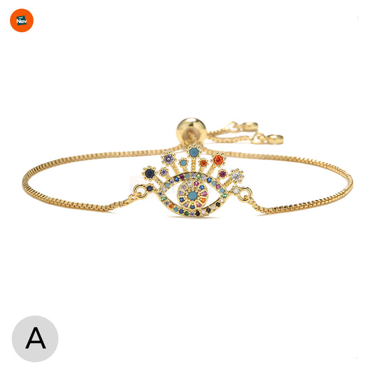 Colorful Zircon Bracelet