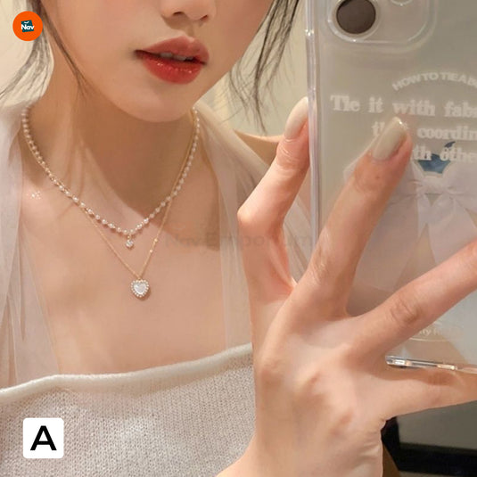 Pearl choker gift reaction
