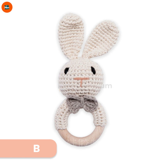 crochet rattle for baby wrist