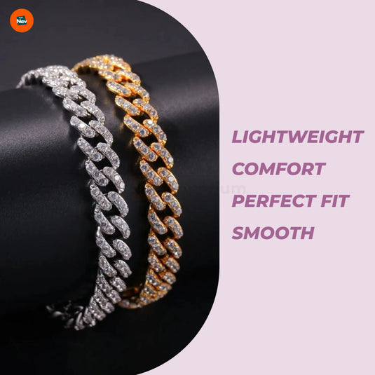 Silver Cuban Link Bracelet