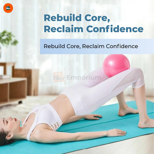 Benefit highlights mini pilates ball boosting stability