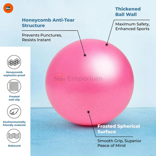 Dimension image for mini pilates ball size
