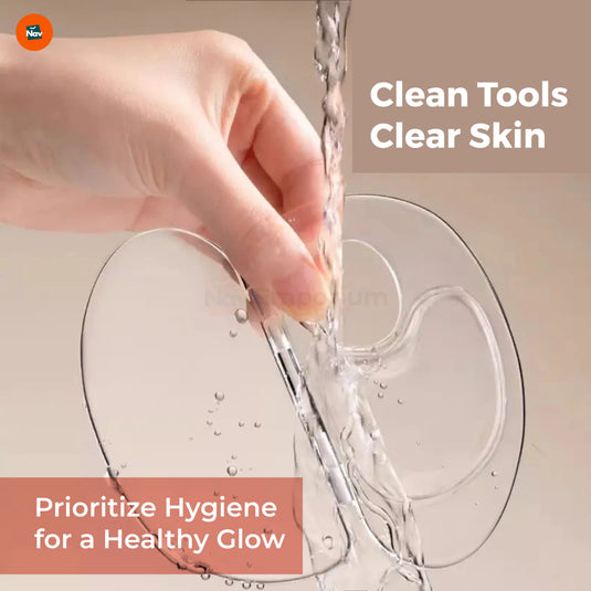 Custom foundation mixing with spatula