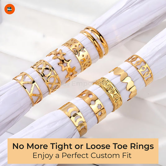 Hypoallergenic toe ring