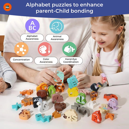 Animal-themed letter puzzle