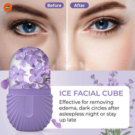 Anti-aging ice cube roller
