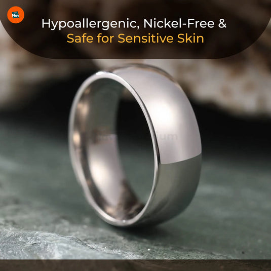 Minimalist White Gold Ring