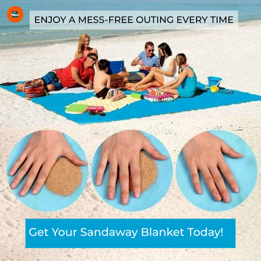 Lightweight outdoor blanket with corner stakes