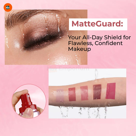 Oil control setting spray