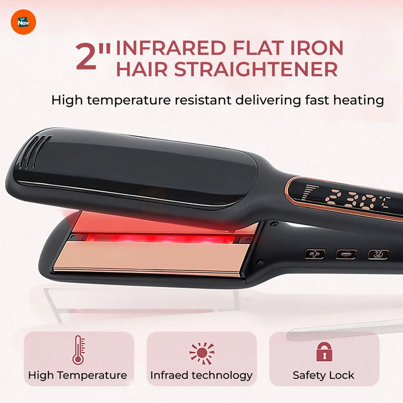 Hair straightener for all hair types