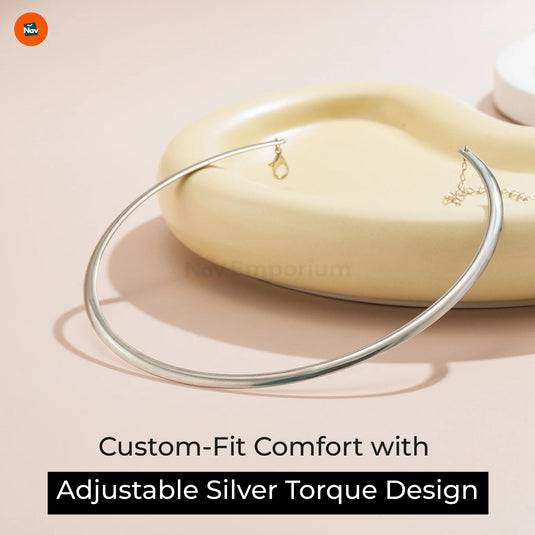 Lightweight women’s silver choker