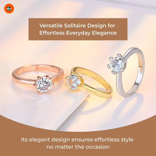 hypoallergenic solitaire ring design