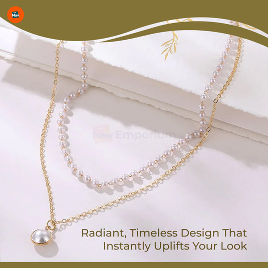 Women’s classic silver necklace