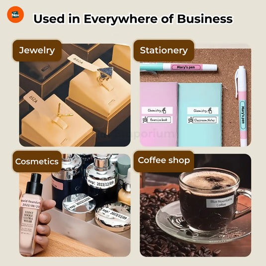 Custom label printing with QR code