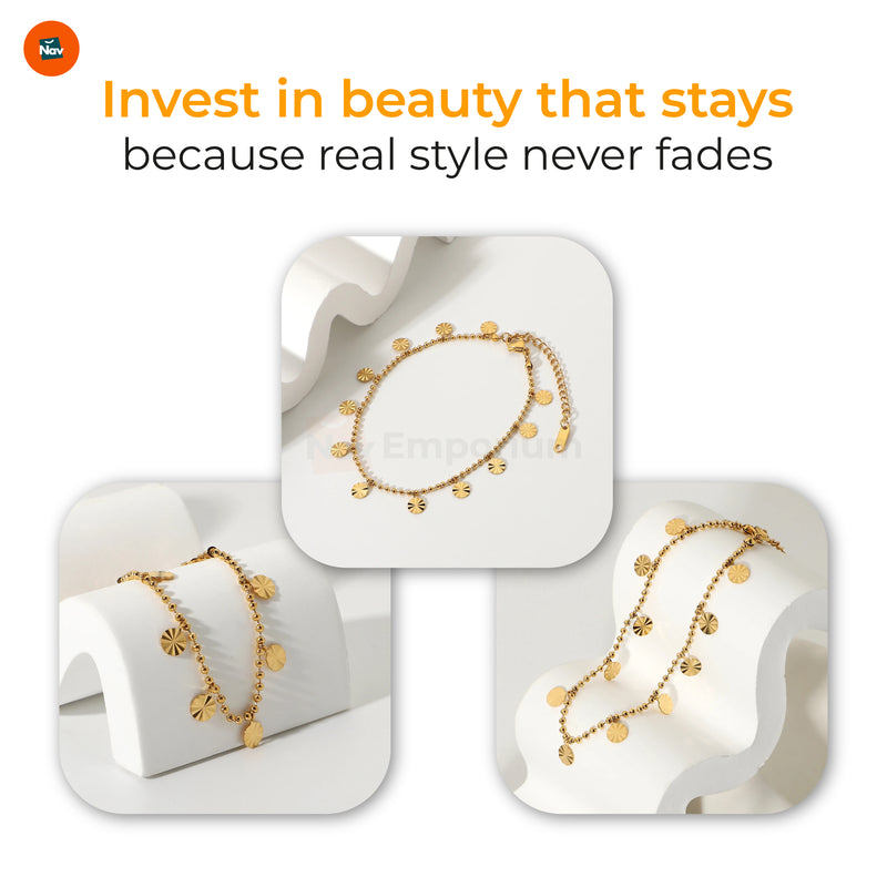 Durable summer foot jewelry