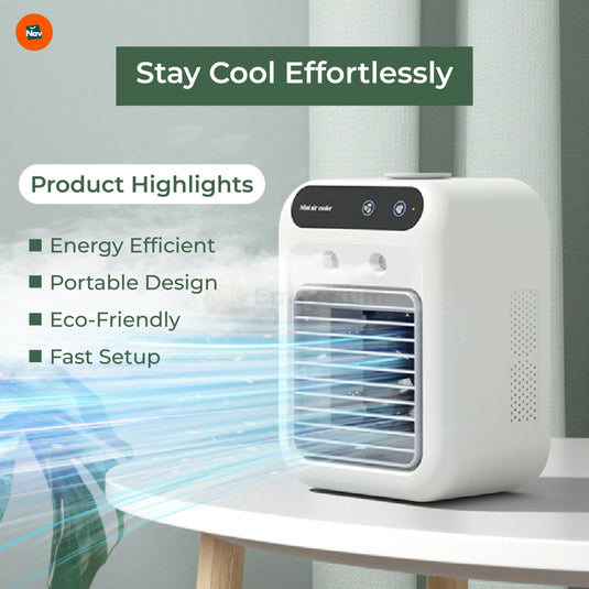 Quiet desktop air fan