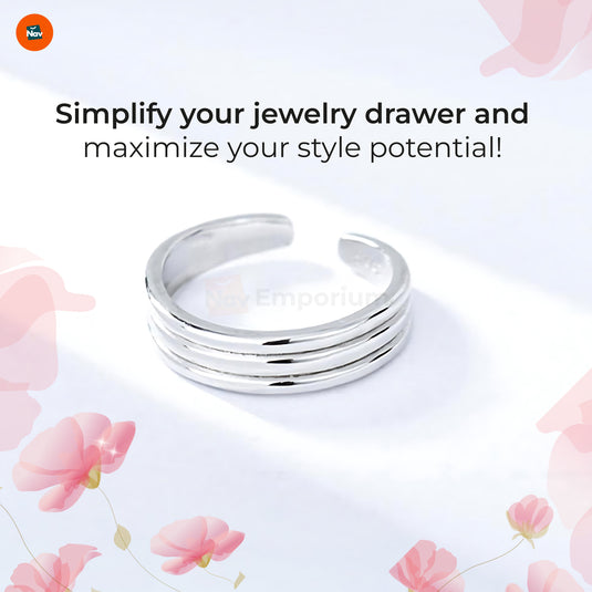 Bohemian style toe rings for women