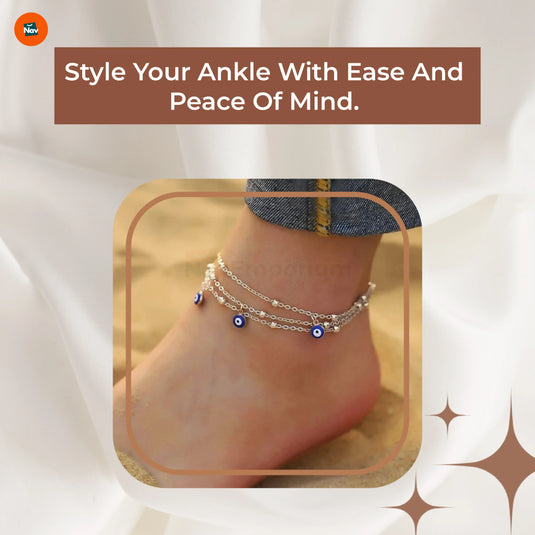 Adjustable Silver Anklet Chain