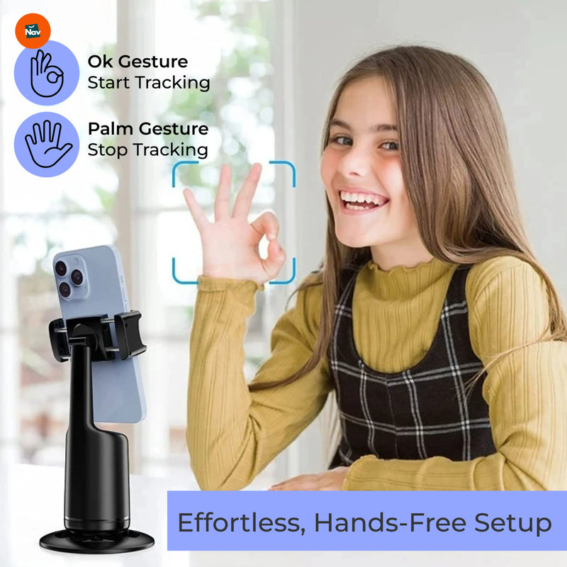 Hands-free phone holder tripod
