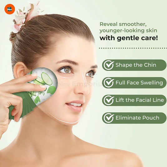 Reusable silicone face roller