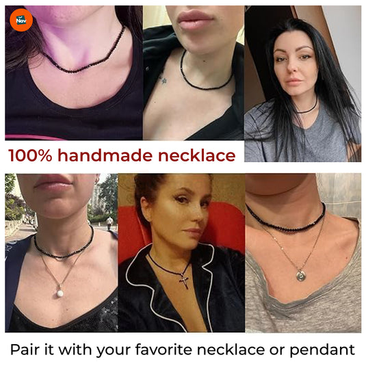 Dainty Black Tourmaline Necklace