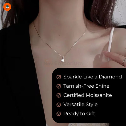 Certified Moissanite Necklace