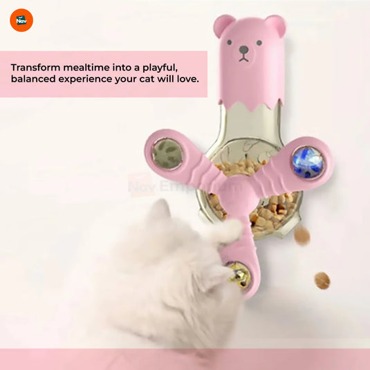 Cat enrichment toy LED