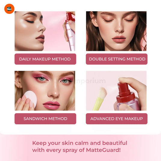 Face makeup setting spray