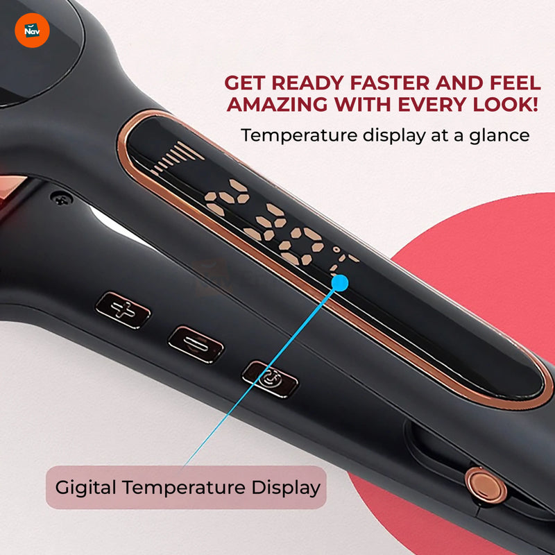 Fast-heating hair straightener