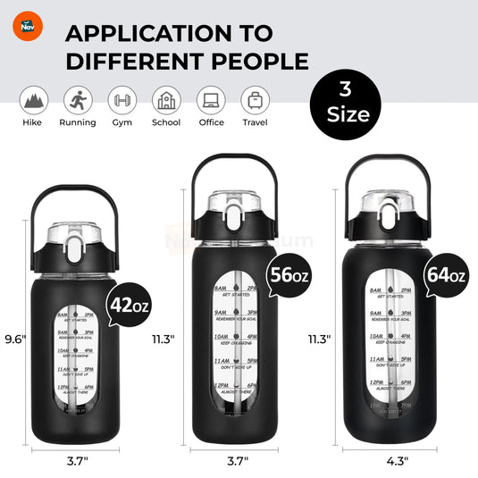 Wide Mouth Glass Bottle