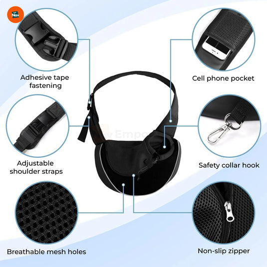 Travel pet shoulder bag