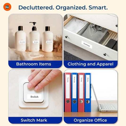 Compact pocket label printer for home