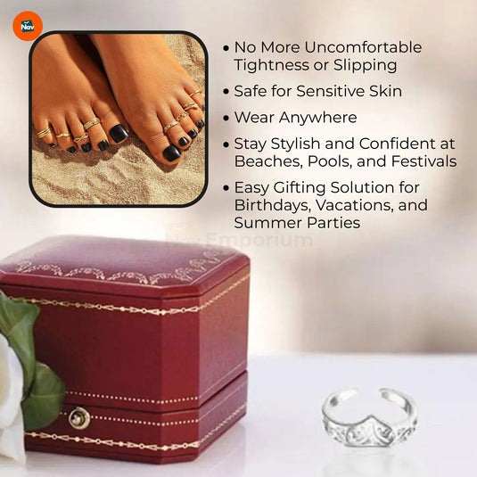 Gold toe rings for summer fashion