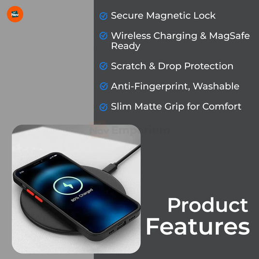 Ergonomic Non-Slip Grip Case